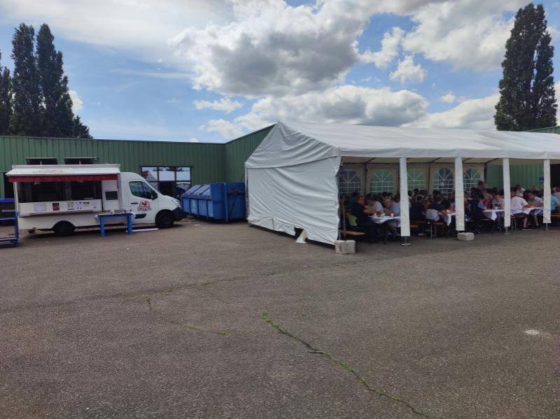 Emplacement de la prestation du déjeuner d'entreprise de la société APF le 20 juillet 2023 à ILLKIRCH