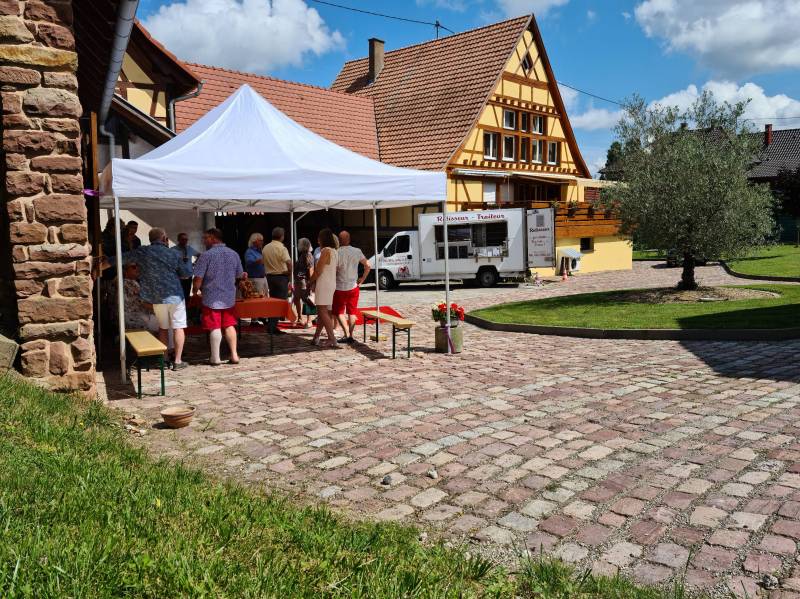 prestation traiteur dans un village